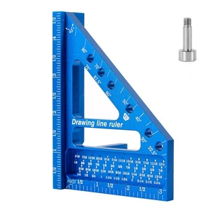 Premium Versatile Multi-Angle Carpenter Square Measuring Ruler for Woodworkin... - Picture 1 of 7