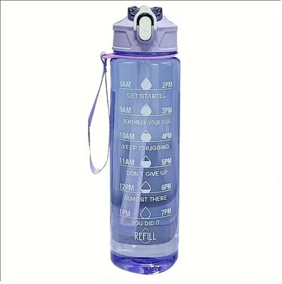 800ml/27oz Large Capacity Sports Water Bottle Leak Proof Plastic Drinking Cup - Image 1 of 4