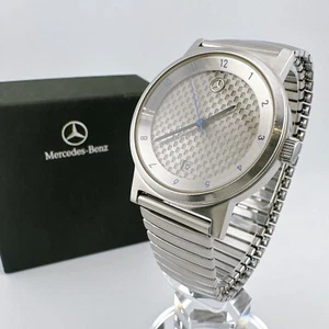 [Exc+5 w/Box] Mercedes Benz 21 Jewels Silver Watch CLK AMG Classic From JAPAN - Picture 1 of 10