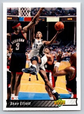 1992-93 Upper Deck #131 Sean Elliott San Antonio Spurs - Image 1 of 2