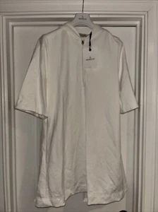 Moncler Hooded Quarter-Zip T-Shirt Dress - Vestito - Size: XL - Picture 1 of 4