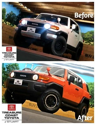 NEW OEM TOYOTA FJ CRUISER FULL BLACK OUT KIT GRILLE MIRRORS 4 ENDS HITCH NOTCH - Изображение 1 из 4