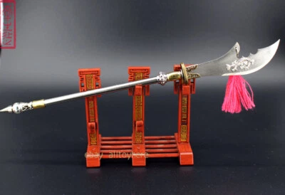 TOY 1:6 1/6 Chinese Sword green dragon crescent moon blade METAL 偃月刀 - Image 1 of 4