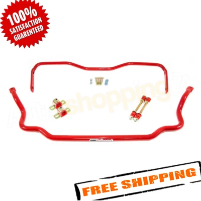 UMI Performance 403534-R Red Front & Rear Sway Bar Kit for 1964-1972 GM A-Body Foto 1 de 4