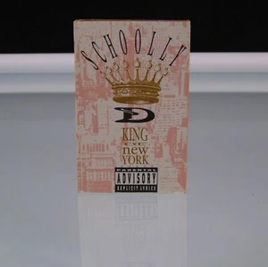 Schoolly D King Of New York 1990 Hip Hop Cassette Single Tape Capitol Records - Picture 1 of 5