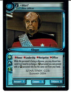 Star Trek CCG 2E PROMO CARD 0P24, WORF (Foil) - Bild 1 von 1
