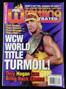 PWI PRO WRESTLING ILLUSTRATED Magazine APRIL 1996 Hulk Hogan WCW WWF WWE TNA AEW - Picture 1 of 7