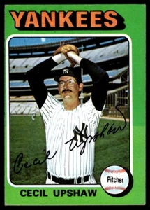 Topps Cecil Upshaw 1975 Yankees de Nueva York #92 - Imagen 1 de 2