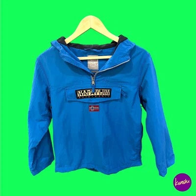 NAPAPIJRI Kids Rainforest Winter Jacket, Fleece-Lined, Navy Blue, UK 12 Years - Image 1 of 4