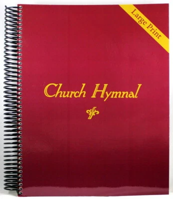 Church Hymnal LARGE PRINT Brand NEW Spiral Bound 410 Hymns Shape Note Format - Image 1 of 4