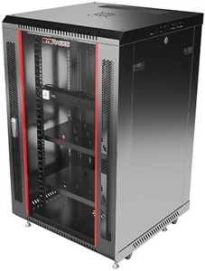 18U Server Rack - Sysracks cabinet - 24 inch (600 mm) Depth - PDU -2 Trays - Fan - Picture 1 of 14