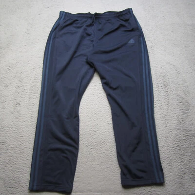 Adidas Pants Mens 2XL Blue Essential Track Pants Warm Up Drawstring Stretch - Image 1 of 4