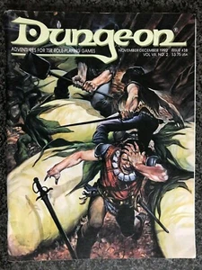 ✰SHIPS FREE/US✰  AD&D/D&D ✰ DUNGEON Magazine # 38 ✰ Forgotten Realms/Ravenloft++ - Picture 1 of 7