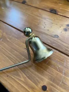 Vintage brass candle snuffer - Picture 1 of 2