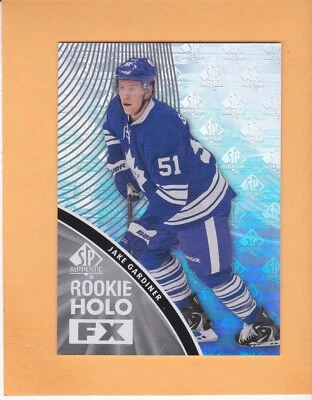 JAKE GARDINER 2011-12 SP AUTHENTIC HOLOVIEW FX #RFX25 TORONTO MAPLE LEAFS NM-MT - Image 1 of 2