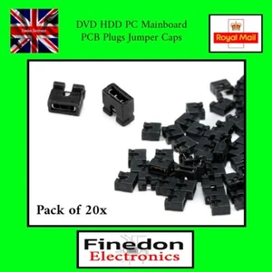 20x Czarne DVD HDD PC Płyta główna PCB Wtyczki zworkowe Sprzedawca z Wielkiej Brytanii - Zdjęcie 1 z 3