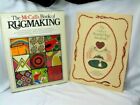 L235 2Pc Vtg Book Lot Calico Braided Rug Handbook Mccall's Book Of Rugmaking