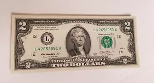 50 UNCIRCULATED $2 NOTES Year of 2017 Two Dollar BILLS (half Stack) - Picture 1 of 4