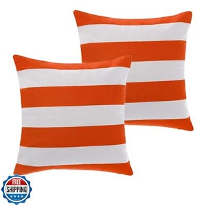 tiggell 2 Pack Waterproof Pillow Covers Outdoor Throw Pillowcases Decorative - Imagen 1 de 5