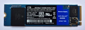 Western Digital BLUE SN550 1TB High-Performance M.2 PCIe NVMe SSD - 1000GB - Afbeelding 1 van 1