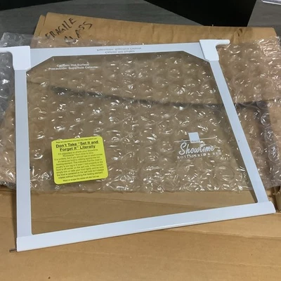 Ronco 小巧型 Showtime Plus 烤架替换玻璃门 全新 — 第 1/4 张图片