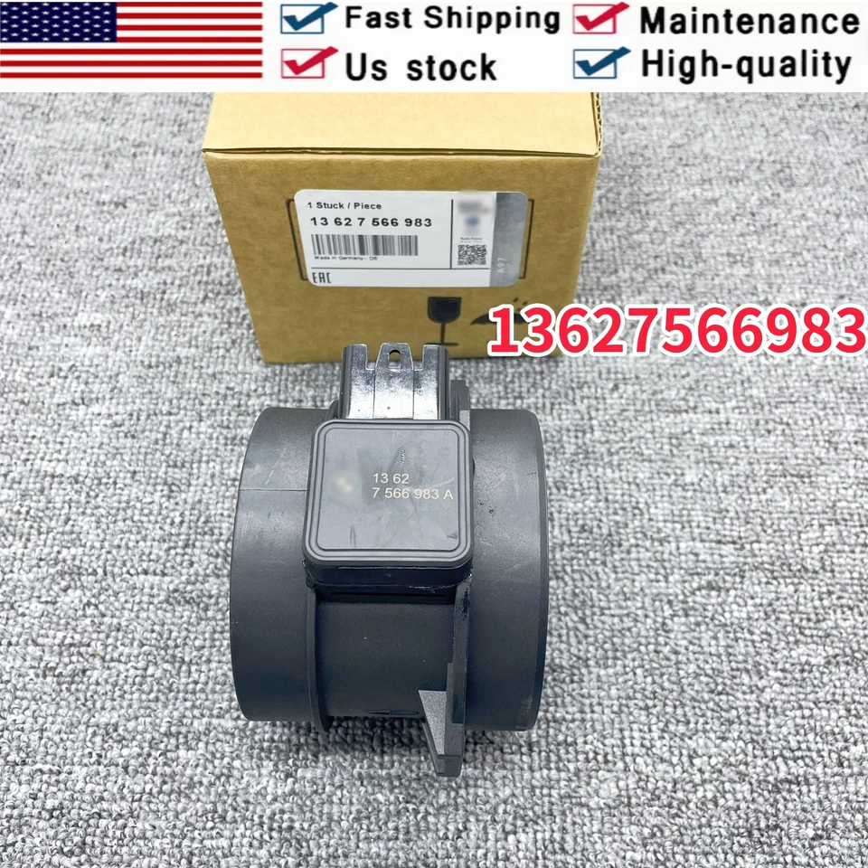 13627566983 Mass Air Flow MAF Sensor 5WK9642Z Fits For BMW Z4 330i 330Ci X3 Foto 1 de 4