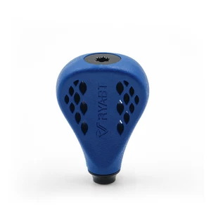 TPE Flat Reel Power Knob 35mm TPE35 Blue For Shimano Nasci FC 1000-5000 - Picture 1 of 7