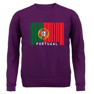 Portugal Barcode Flag - Kids Hoodie / Sweater - Portuguese Flags Lisbon City - Picture 1 of 16