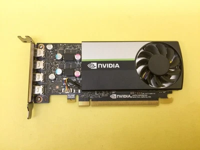 NVIDIA Quadro T1000 PCIe 3.0 x16 GDDR6 4GB 4xMini Display Graphics Card Low - Image 1 of 4