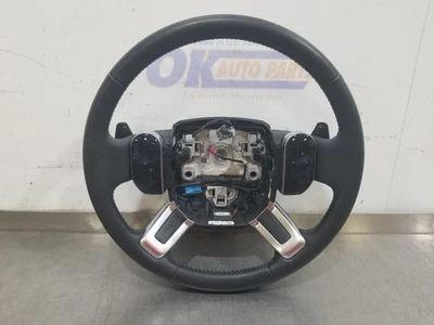 19 2019 LAND ROVER DISCOVERY HSE STEERING WHEEL BLACK LEATHER HEATED - Image 1 of 4
