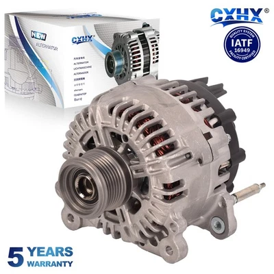 Alternator for VW Jetta GTI Golf Passat Audi A3 TT TTS 2005 2006 2007 2008 09-13 - Image 1 of 4