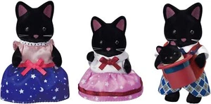 Sylvanian Families Calico Critters Midnight Black Katzenfamilie - Bild 1 von 8
