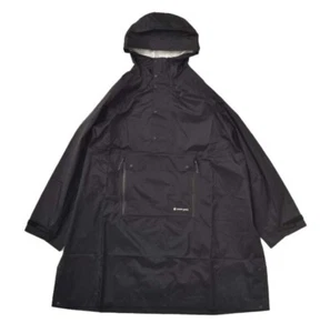 snow peak RAIN PONCHO size 2 BLACK - Picture 1 of 9