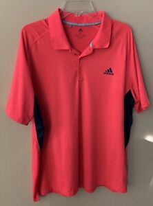 Adidas Golf Polo ClimaCool Size XL Short Sleeve Golf Shirt Mens A4
