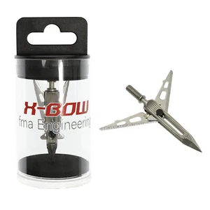 3er Pack X-BOW FMA Edge VI - Jagdspitze zum Aufschrauben auf Pfeile oder Bolzen - Bild 1 von 4