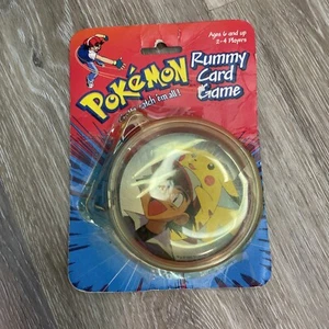 VINTAGE Pokemon Rummy Card Game with Clip On Carry Case NEW (Rough Condition) - Picture 1 of 14