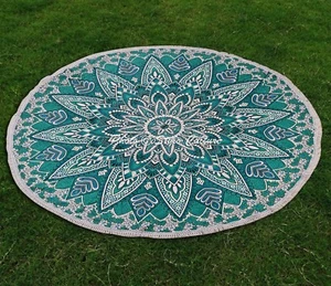 Hippie Bohemian Double Size Bedding Bedspread Coverlet Wall Hanging Bed Cover - Picture 1 of 3