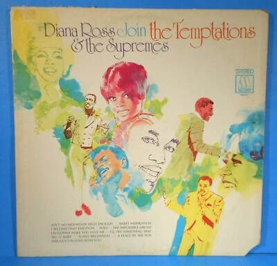 DIANA ROSS & SUPREMES JOIN THE TEMPTATIONS LP 1968 NICE CONDITION! VG/VG!!C - Image 1 of 4