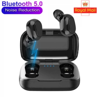 Auriculares inalámbricos Bluetooth 5.0 TWS mini auriculares estéreo IPX5 - Imagen 1 de 4