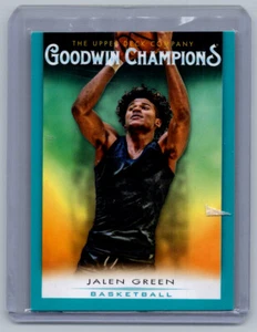 2021 Goodwin Champions Jaleen Green #60 Turquoise Houston Rockets - Picture 1 of 2