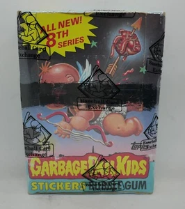 1987 GARBAGE PAIL KIDS GPK SERIES 8 TOPPS (BBCE SEALED) 48 PACKS WAX BOX w/PRICE - Bild 1 von 2
