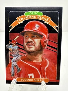 EUGENIO SUAREZ 2020 Optic Diamond Kings BLACK STARS PRIZM  #'d /125 REDS - Picture 1 of 2
