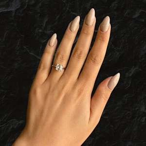 Asscher Cut 2 Carat Diamond Engagement Ring Lab Created IGI 14K White Gold - Picture 1 of 10