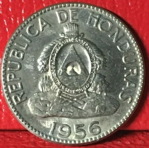1956 REPUBLICA DE HONDURAS 10 CENTAVOS COPPER-NICKEL COIN KM# 76.1 - Picture 1 of 2