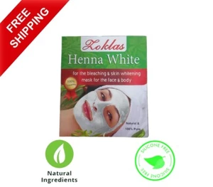 Crema Sbiancante Viso Hennè Bianco Schiarente Pelle Scura Viso e Corpo - Foto 1 di 2