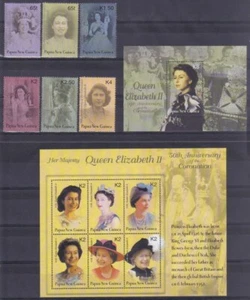 Papua New Guinea 2003 ☀ 50th Ann. of the Coronation of Queen Elizabeth ☀ MNH** - Picture 1 of 1