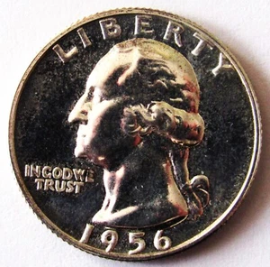 1956 Washington Quarter CH PP (V138) - Bild 1 von 2