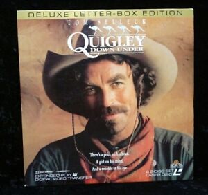 Quigley Down Under 💿 Western Laserdisc (1990) Tom Selleck Laura San Giacomo