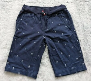 Tommy Hilfiger Size LARGE 16/18 Boy's Pull-On Drawstring Blue Shorts Bermuda EUC - Picture 1 of 9