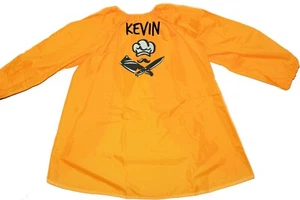 Kid Art / Paint Smock | Craft & Art Apron | Food | Mustache Chef |1st Name FREE - Picture 1 of 24